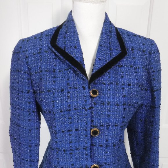 Jessica Howard Blue Skirt Set - Picture 3 of 14